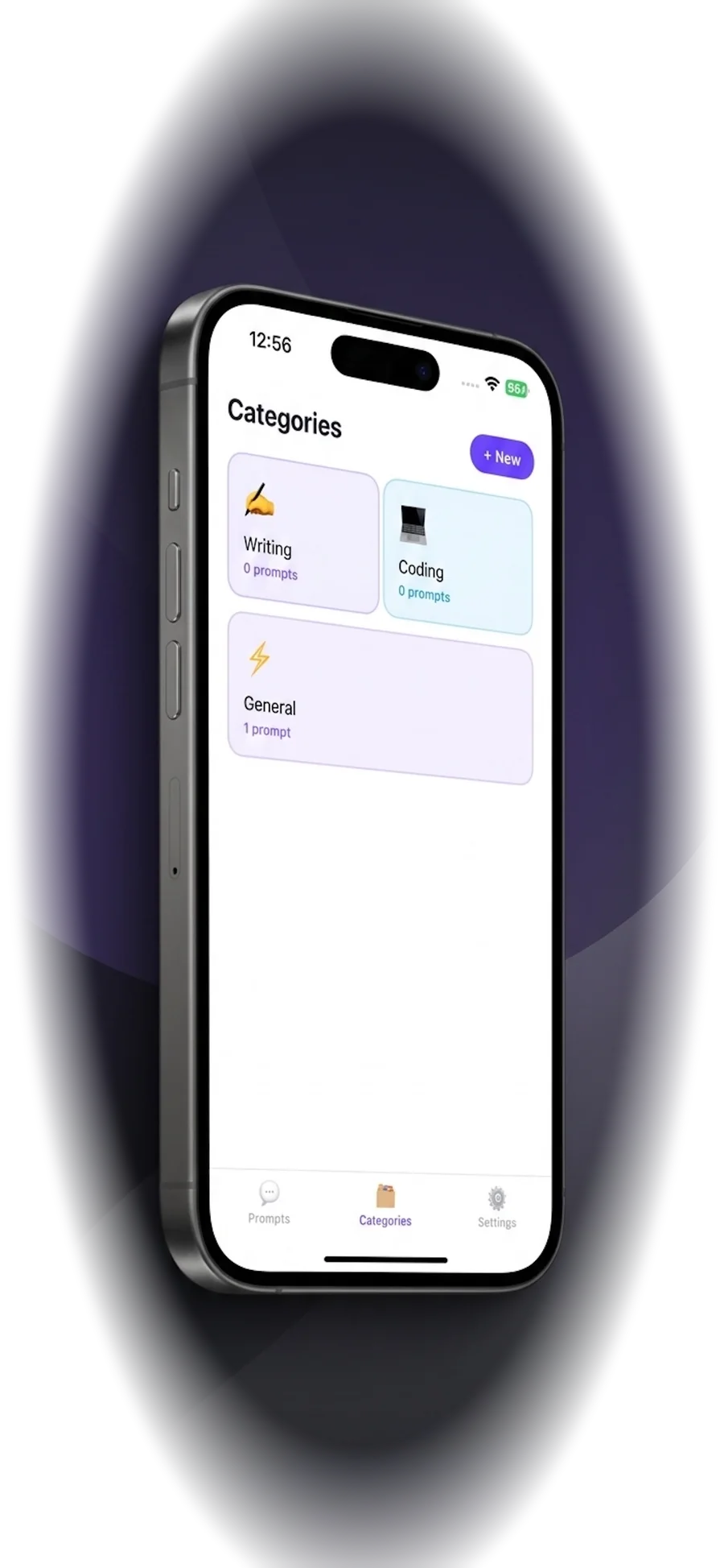 Categories tab